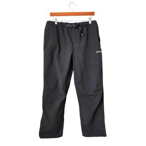 SHERPA belted‎ fleece lined Soft Shell outerwear pant in black size XL